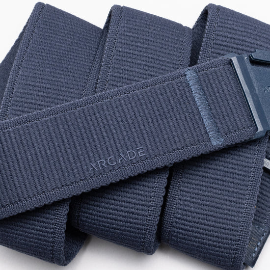 Arcade Atlas Stretch Belt – Heather Navy, Heather Black & Khaki - Image 7
