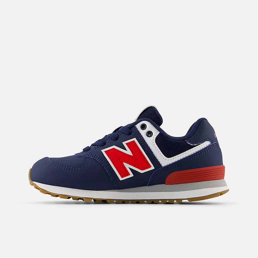 New Balance Kids 574 Shoes Navy - Image 3