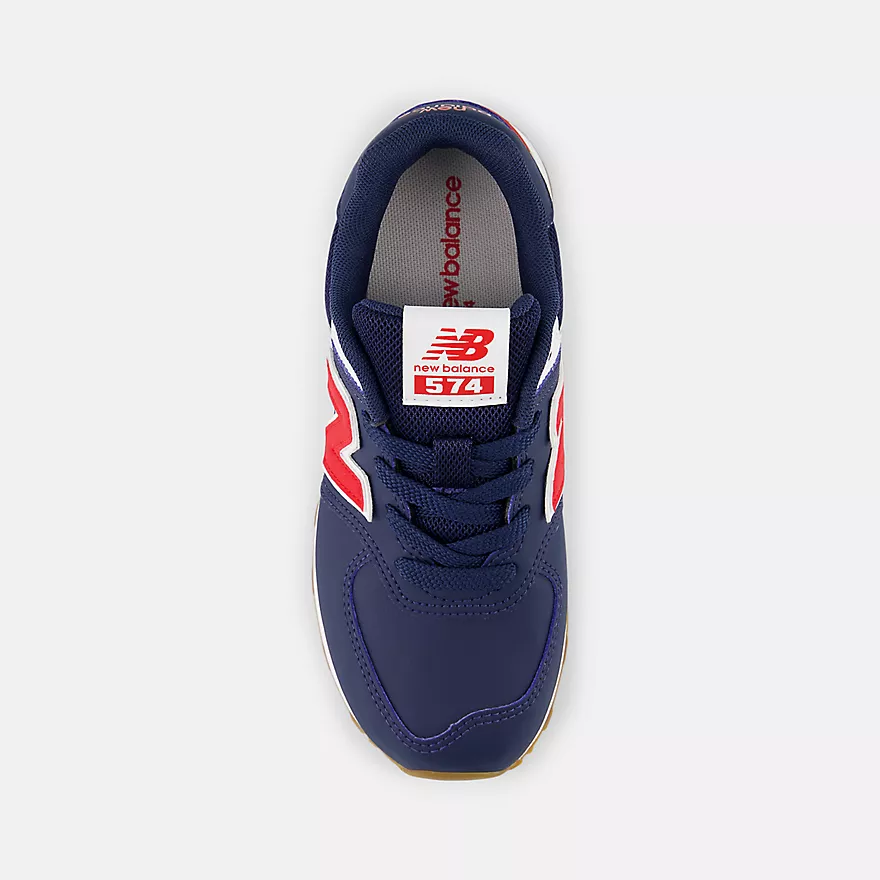 New Balance Kids 574 Shoes Navy - Image 4